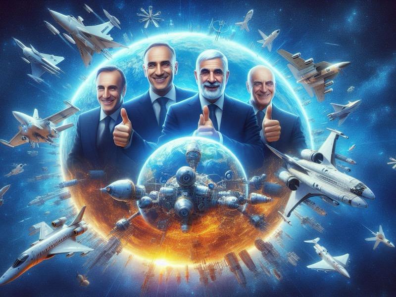 Ілюстрація до статті "Airbus, Leonardo та Thales об'єднують космічні бізнеси у спільному підприємстві"