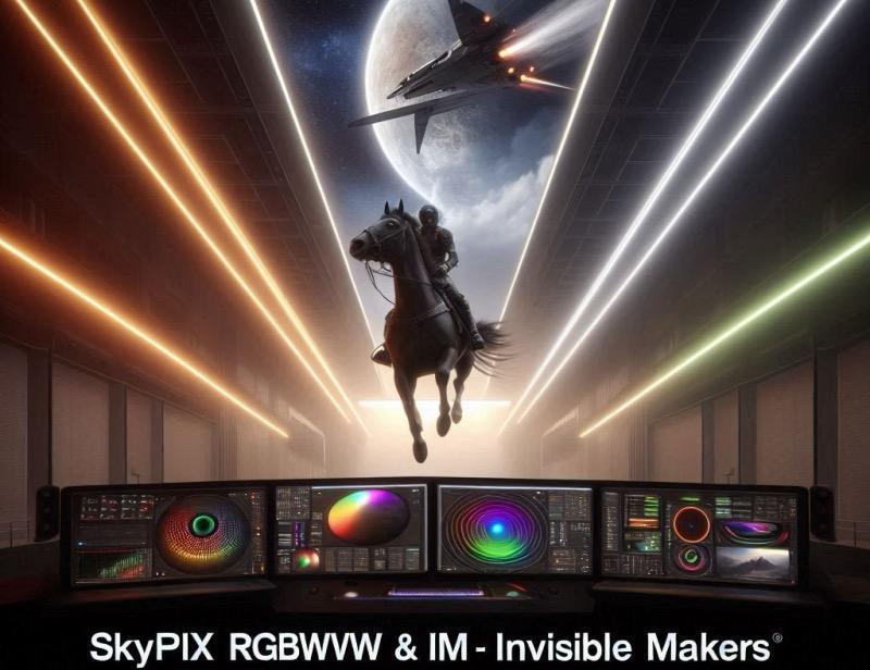 رسم توضيحي للمقال "أعلنت ألفالايت عن لوحاتها المبتكرة SkyPix LED للإنتاج الافتراضي"