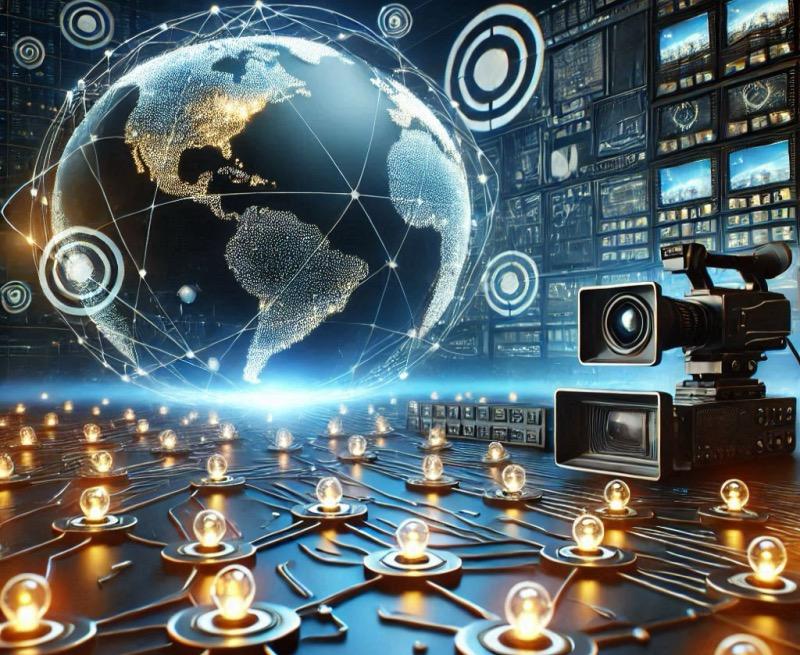 Illustration for the article "Appear's Hardware-Accelerated SRT: Revolutionizing Global Media Transport"