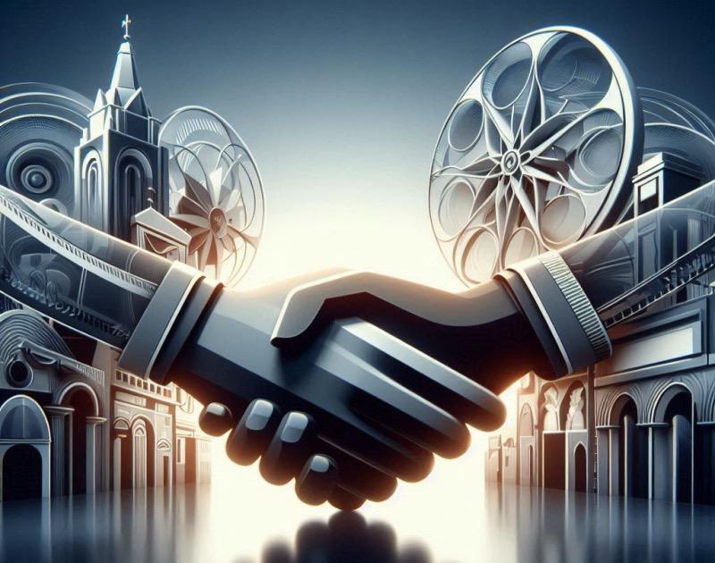 Illustration for the article "Apple TV+ Invests in French Production: A New Era for European Content"