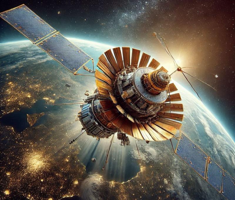 Illustration for the article "Astra 1P: A New Standard for Satellite Broadcasting in Europe"