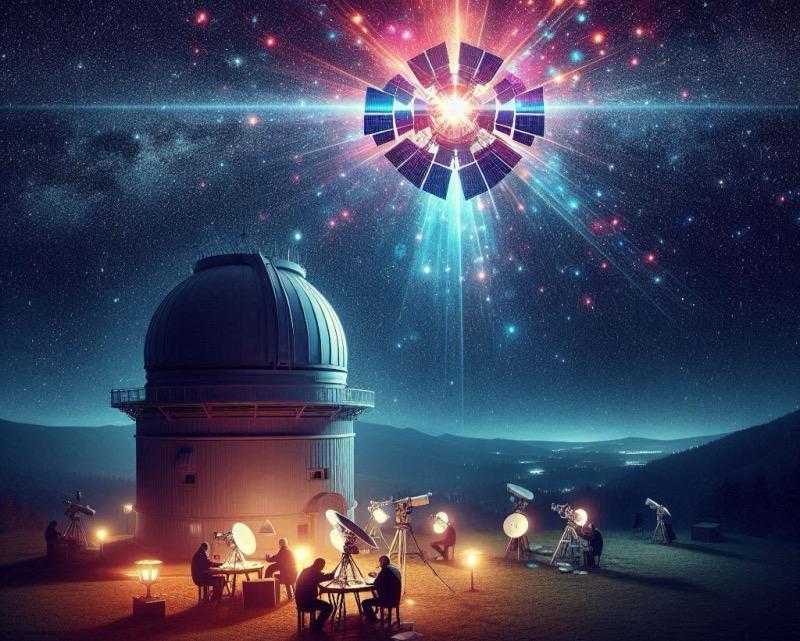 Illustration für den Artikel "Astronomen fordern globales Verbot für aufdringliche Weltraumwerbung"