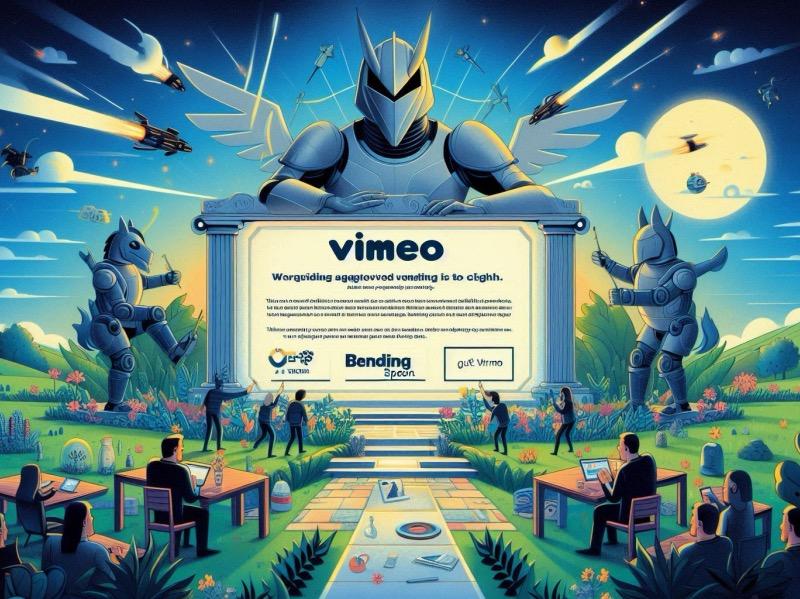 Illustration for the article "Bending Spoons Acquires Vimeo in $1.38 Billion Deal"