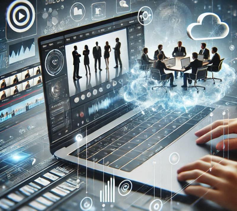 Illustration for the article "Blackmagic Cloud Gets Major Update: Thumbnail Previews, Metadata Inspector, and Client Sharing"