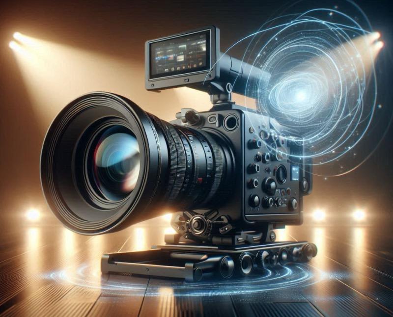 Illustration for the article "Blackmagic Design Unveils Ursa Cine Immersive Camera for Apple Vision Pro"