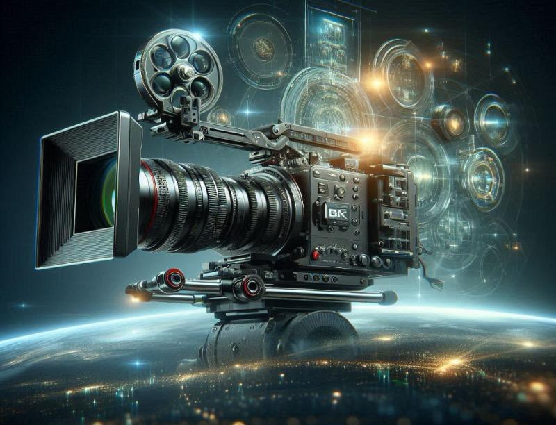 Illustrazione per l'articolo "Blackmagic Ursa Cine Immersive: Una Nuova Era nella Produzione Video Immersiva"