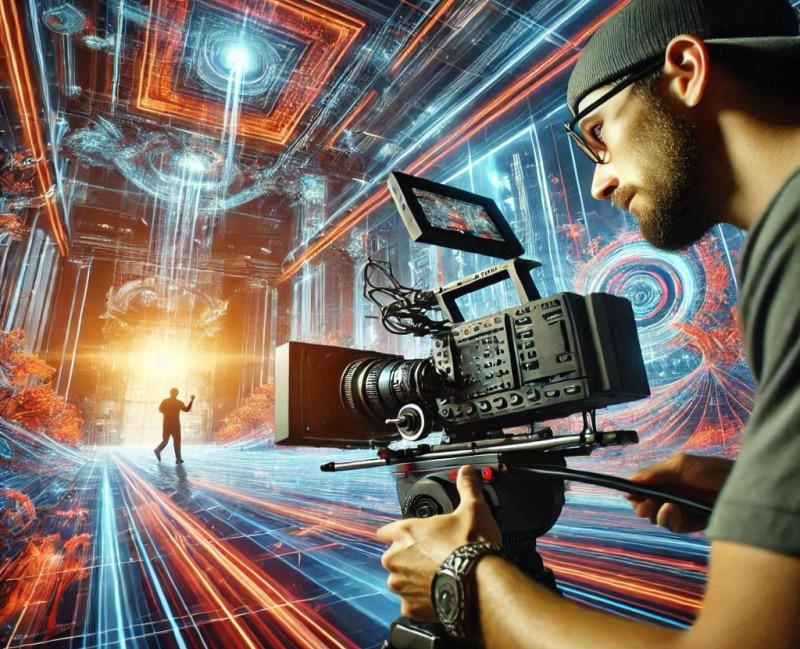 Illustrazione per l'articolo "Blackmagic Ursa Cine Immersive: Rivoluzione nella Produzione Video Immersiva"