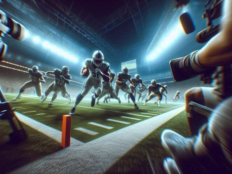 Illustration for the article "CBS Sports Redesigns its NFL Game Coverage Graphics"