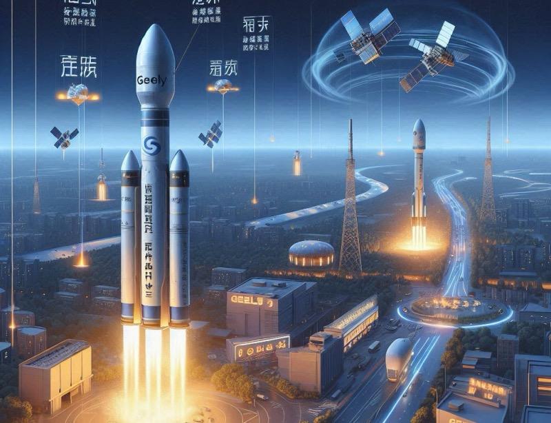 Illustration for the article "China's Double Space Launch: New Reconnaissance Satellite and Expansion of Geely's Geesatcom Constellation"