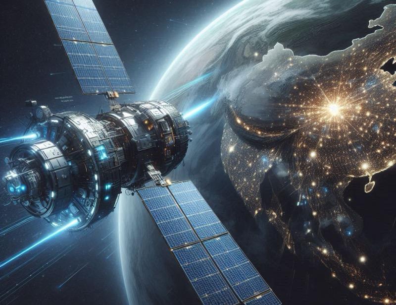 Illustration für den Artikel "China startet neuen Tianlian-Datenrelaysatelliten"