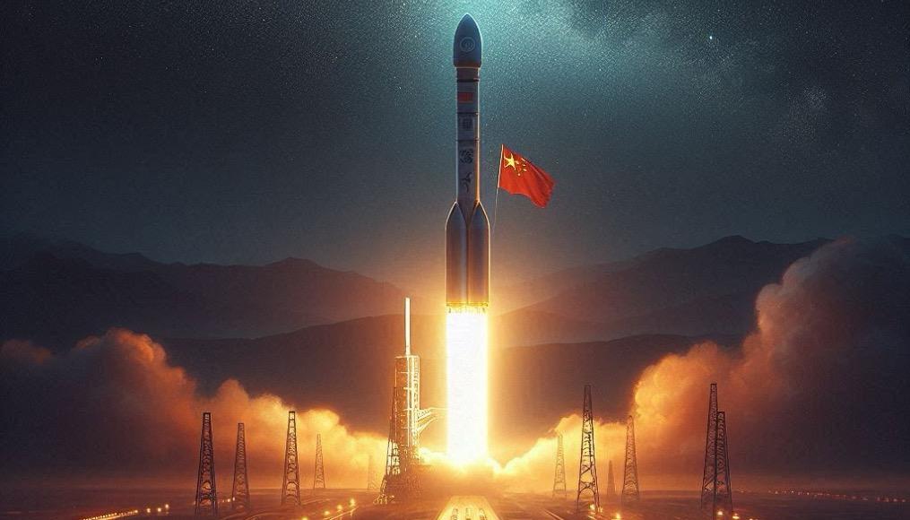 Illustration für den Artikel "Chinas neue Trägerrakete Long March 12: Ein bedeutender Sprung in der Raumfahrt"