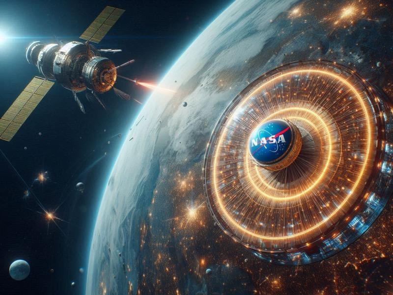 Illustration für den Artikel "China initiiert Kommunikation mit der NASA zur Vermeidung von Kollisionen im Orbit"