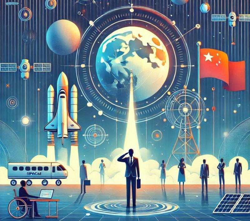 Illustration für den Artikel "Möglicher Führungswechsel bei Chinas Nationaler Raumfahrtbehörde"