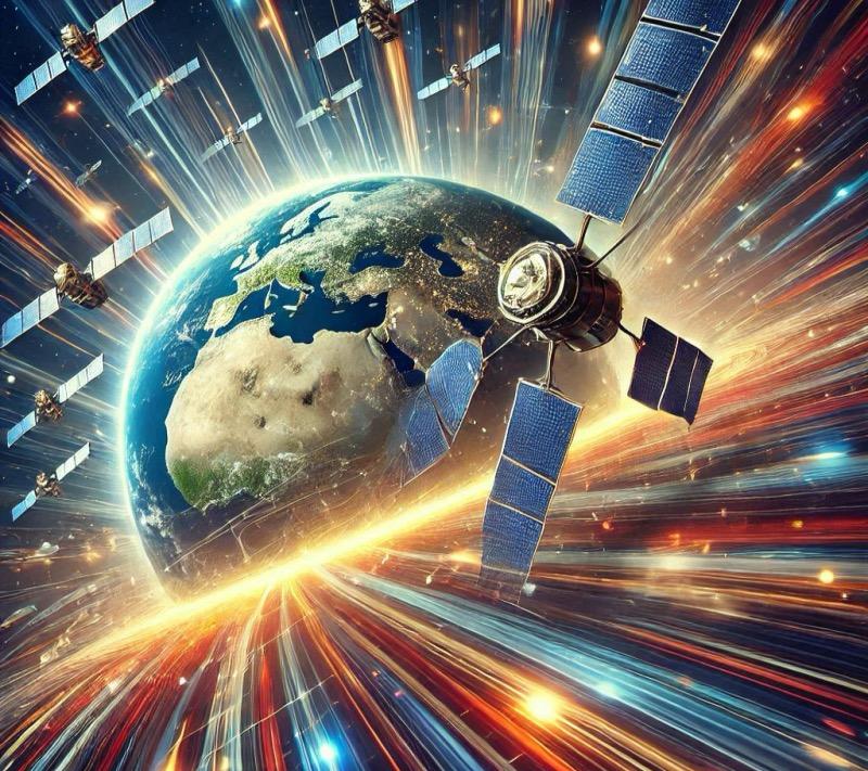 Illustration für den Artikel "Chinas Weltraum-Ambitionen: Ein jüngster Anstieg von Satellitenstarts"