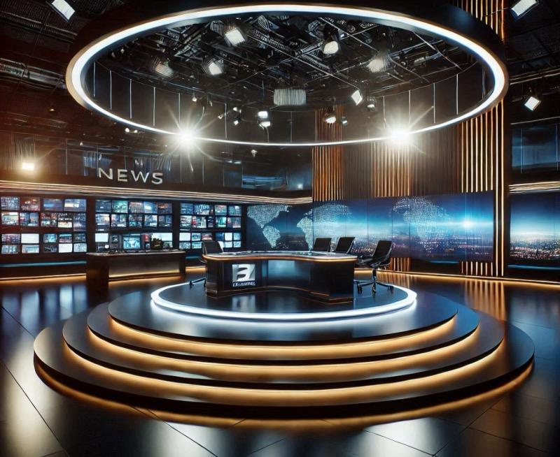 Illustrazione per l'articolo "Chris Cuomo Prolunga il Contratto con NewsNation, Crescono gli Ascolti"