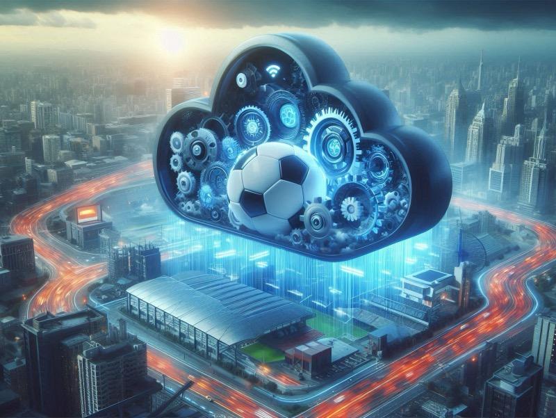 Illustration for the article "Cloud-Based Live Sports Production: Challenges and Opportunities at IBC 2025"