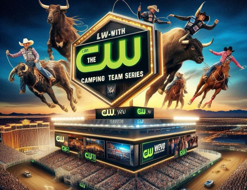 Illustration for the article "The CW Network Adds PBR Camping World Team Series to its Weekend Sports Lineup"