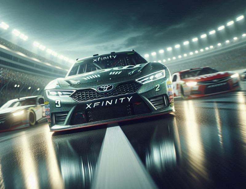 Illustration für den Artikel "Revolutionäres NASCAR Xfinity Series Broadcast-Design von The CW"