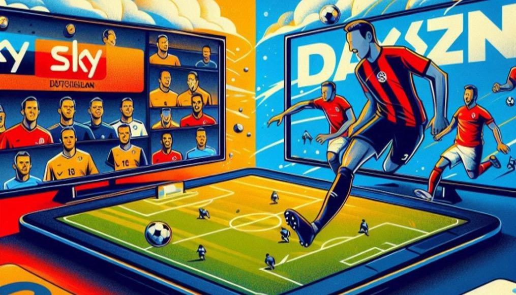 Illustration for the article "DAZN Wins Key Bundesliga Rights, Ending Sky's Conference Coverage"