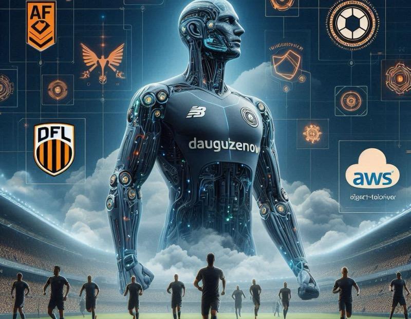 Illustrazione per l'articolo "DFL e ServiceNow collaborano per migliorare l'esperienza dei fan tramite workflow basati su AI"