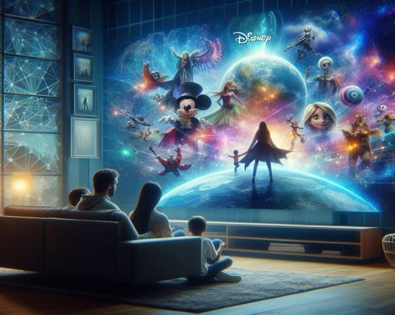 Illustration for the article "Disney+ Streaming Growth: 157 Million Global Ad-Supported Monthly Active Users"