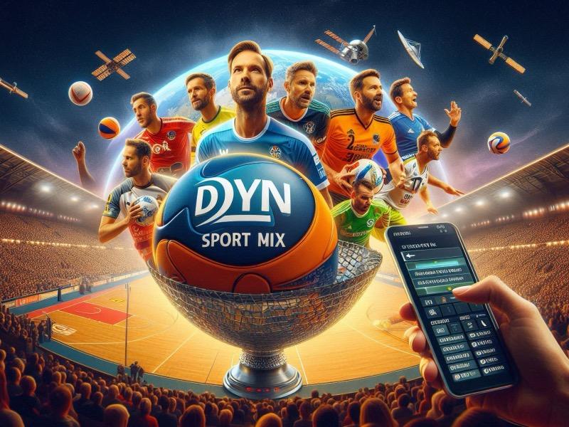 Illustration for the article "Dyn Sport Mix Expands Reach with Astra Satellite Launch"