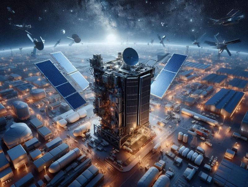 Illustration for the article "Earth Observation Satellite Market: Defense, High-Resolution Imagery Drive Growth"