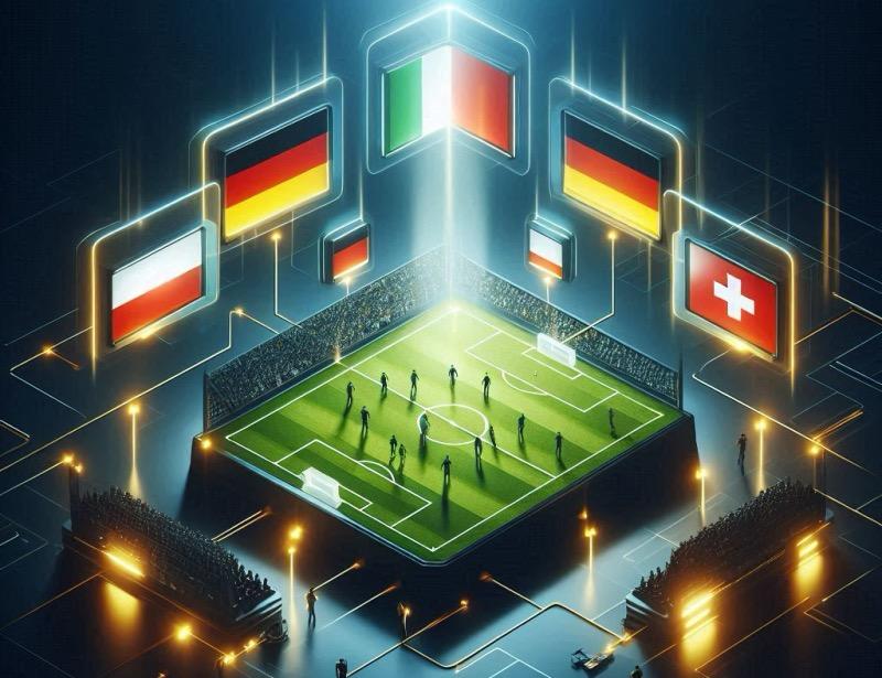 Illustration for the article "Ekstraklasa Expands International Reach with New Broadcast Deals"