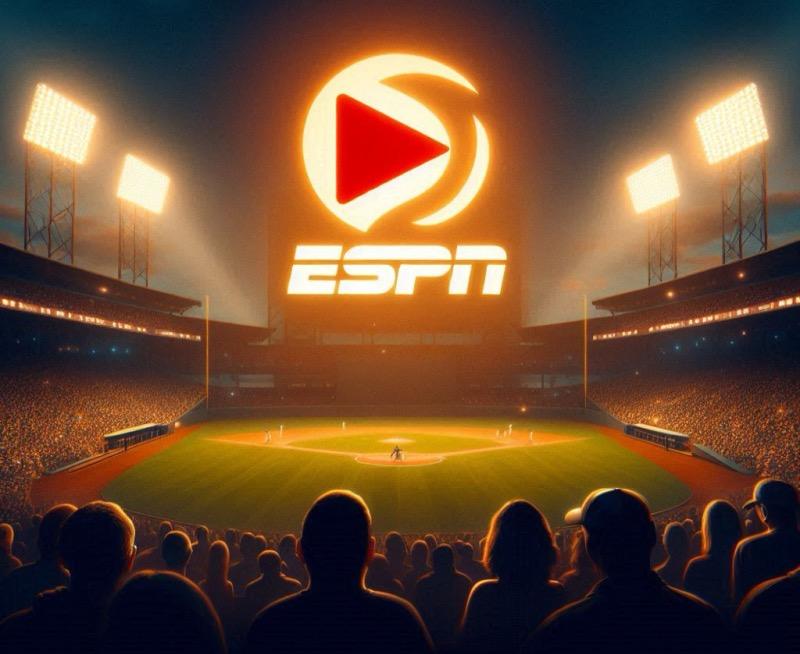 Illustration für den Artikel "ESPN beendet Major League Baseball-Übertragungsvertrag nach der Saison 2025"