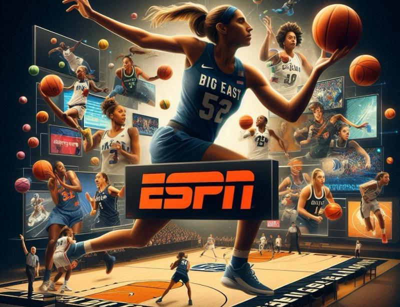رسم توضيحي للمقال "حقوق البث الحصري لمباريات دوري Big East تذهب إلى ESPN+"