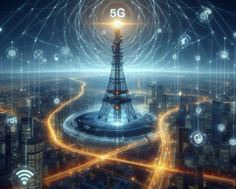 Illustrazione per l'articolo "Consorzio Europeo Pianifica la Prima Rete di Trasmissione 5G Commerciale"
