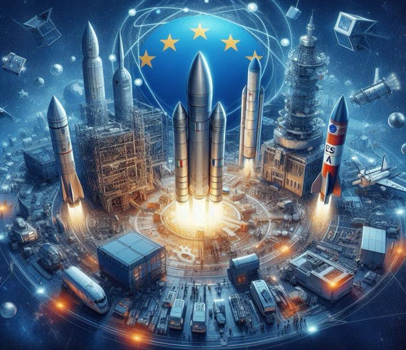 Illustration für den Artikel "Europäische Weltraumorganisation testet neuen Ansatz für Startverträge"