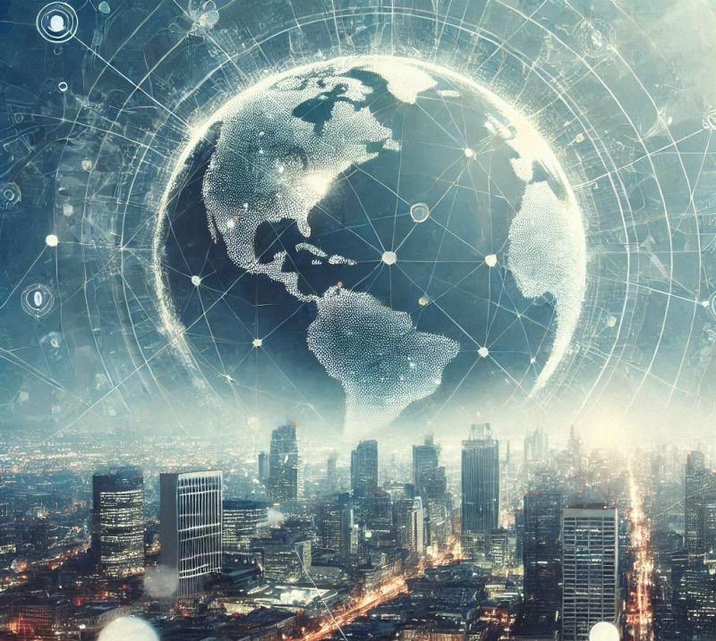 Illustration for the article "Eutelsat Sells 80% Stake in Teleport and SNP Infrastructure to EQT"