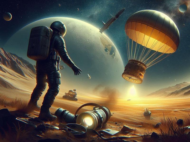 Illustration für den Artikel "The Exploration Company untersucht Verlust der Wiedereintrittskapsel"