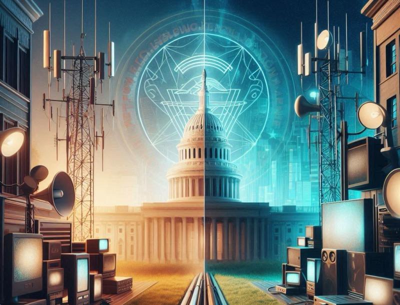 Ілюстрація до статті "FCC відновлює перегляд правила щодо власності на національне телебачення"