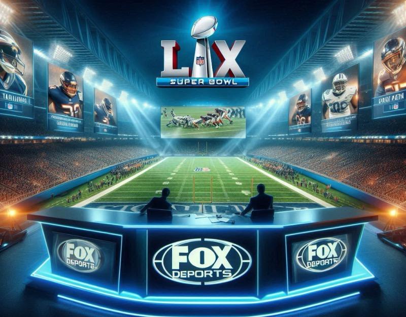 Illustration pour l'article "Couverture Exhaustive du Super Bowl LIX par Fox Sports : Plongeon en Profondeur"