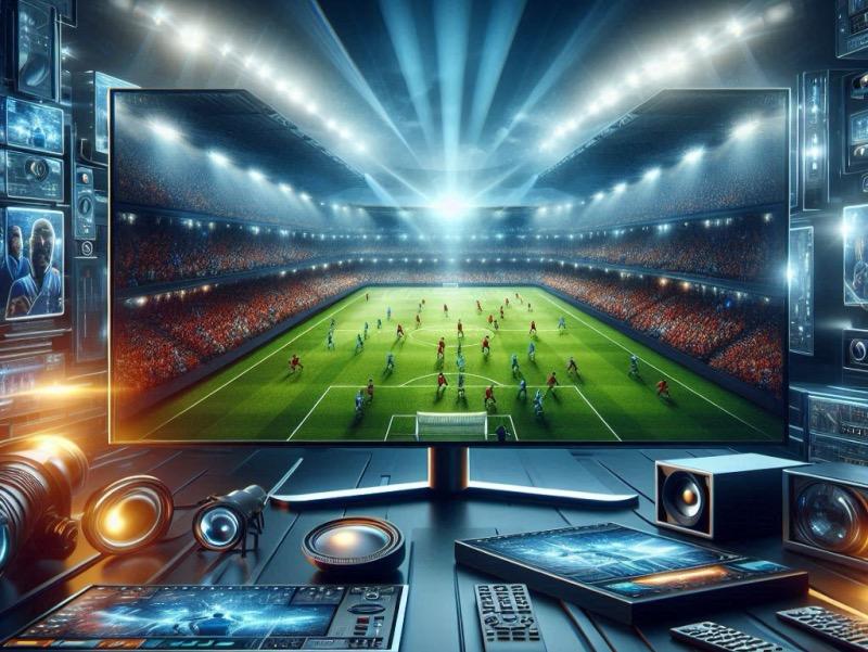 Illustration for the article "Gray Media's NextGen TV Enhancements Bring Super Bowl LVII and Free Gaming to Viewers"