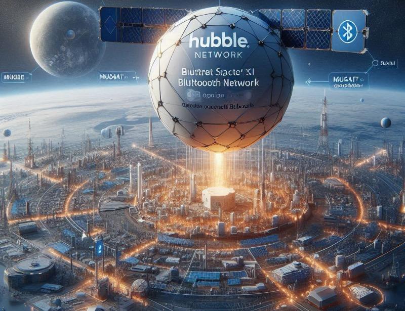 Иллюстрация к статье "Сеть Hubble использует MuSat XL от Muon Space для глобальной Bluetooth-связи"