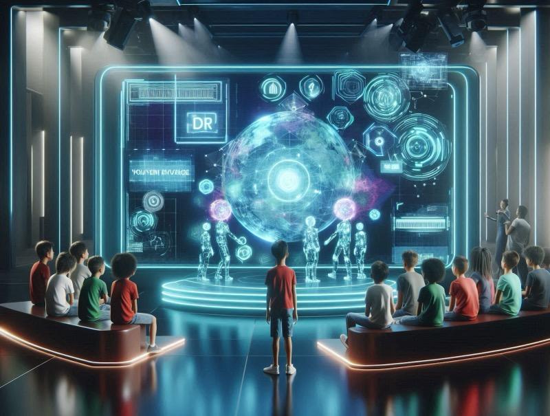 Illustration for the article "Immersive Broadcast Technologies: A New Era of Engagement"