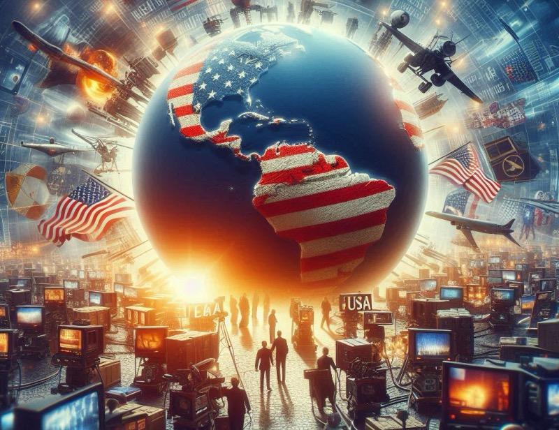 Иллюстрация к статье "Влияние политики США на глобальное производство телепрограмм"