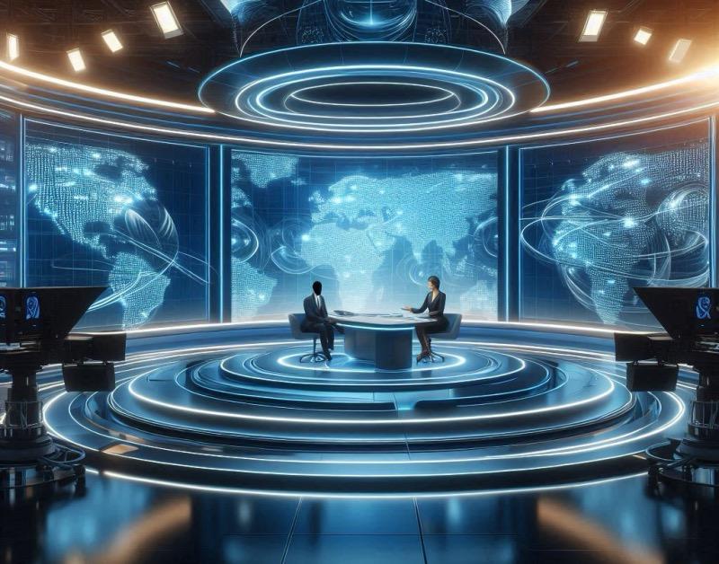 Ілюстрація до статті "KCAL новини створює історію з першим репортажем зі студії розширеної реальності"
