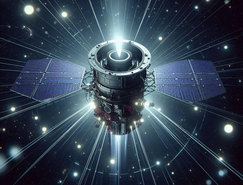 Illustrazione per l'articolo "Il satellite di L3Harris per il tracciamento di missili ipersonici ha successo nel programma Golden Dome"