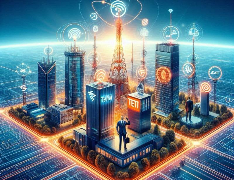 Ilustración para el artículo "Letonia asume el control de Tet y LMT: Telia Company se deshará de sus acciones"