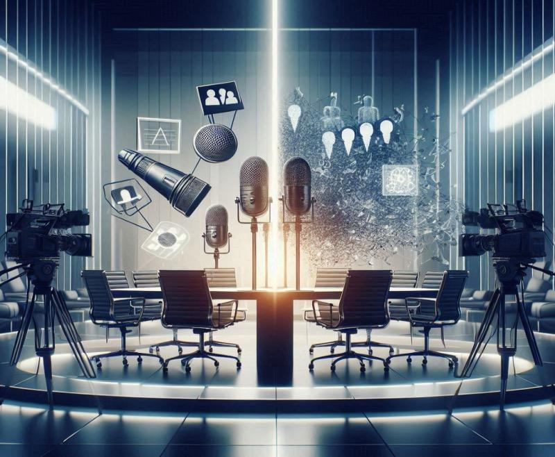 Illustrazione per l'articolo "Lettonia Unifica Radio e Televisione: Una Nuova Era per i Media Pubblici"