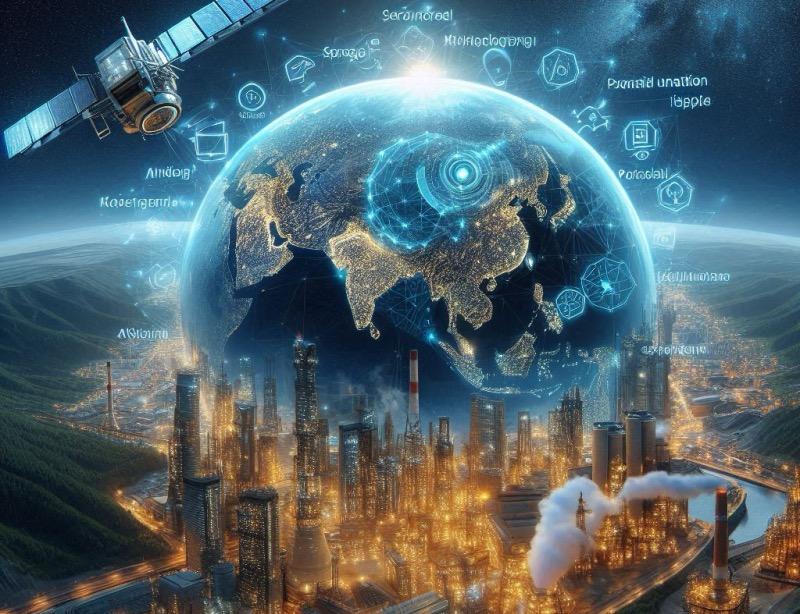 Ilustración para el artículo "Liberatech Space aprovecha datos satelitales para el análisis de inversiones mineras"