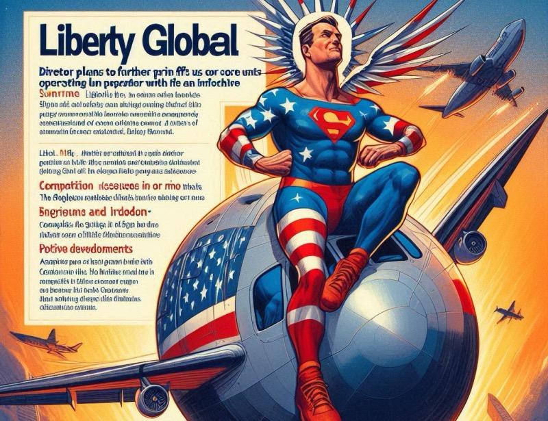 Illustration for the article "Liberty Global Plans Further Spin-offs to Boost Stock Value"