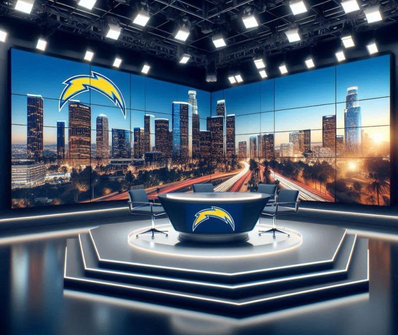 رسم توضيحي للمقال "استوديو "ذا بولت" الجديد لفريق لوس أنجلوس تشارجرز"