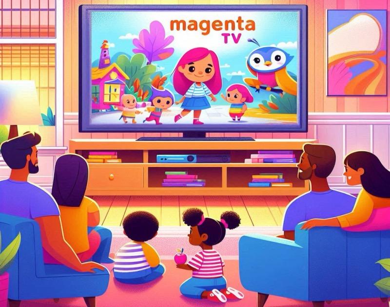 Illustration for the article "Magenta Telekom Expands Children's Programming with RiC.today on Magenta TV"