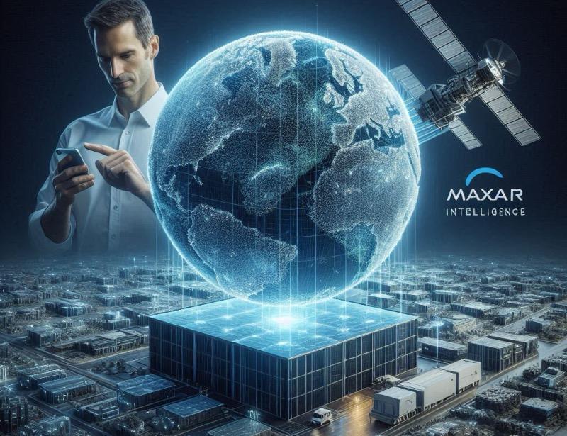 Illustrazione per l'articolo "Maxar e Array Labs si uniscono per rivoluzionare l'osservazione della Terra in 3D"