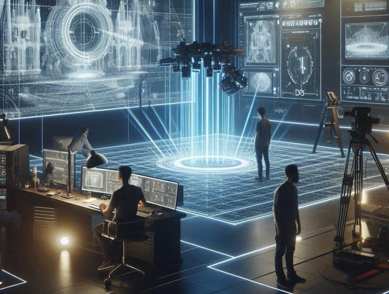 Illustration for the article "Revolutionizing Virtual Production: Mo-Sys Engineering's 'Scan-to-Shoot' Workflow"